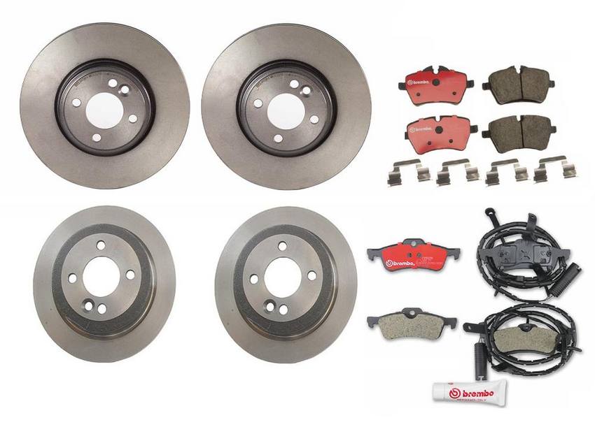 Brembo Brake Pads and Rotors Kit – Front and Rear (294mm/259mm) (Ceramic)