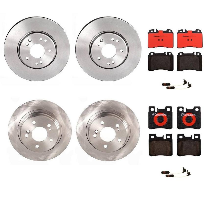 Brembo Brake Pads and Rotors Kit – Front and Rear (300mm/278mm) (Ceramic)