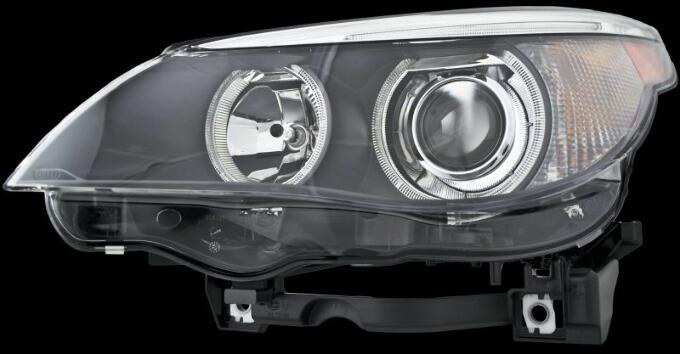 BMW Headlight Assembly – Driver Side (Xenon) 63127160197 – Hella 163083005