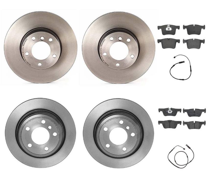 BMW Brembo Brake Kit – Pads &  Rotors Front and Rear (312mm/300mm) (Low-Met) 34356792292 – Brembo 1632183KIT