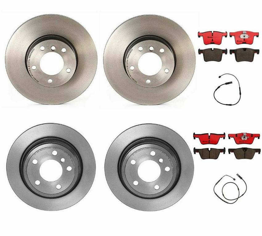 BMW Brembo Brake Kit – Pads &  Rotors Front and Rear (312mm/300mm) (Ceramic) 34356792292 – Brembo 1632202KIT