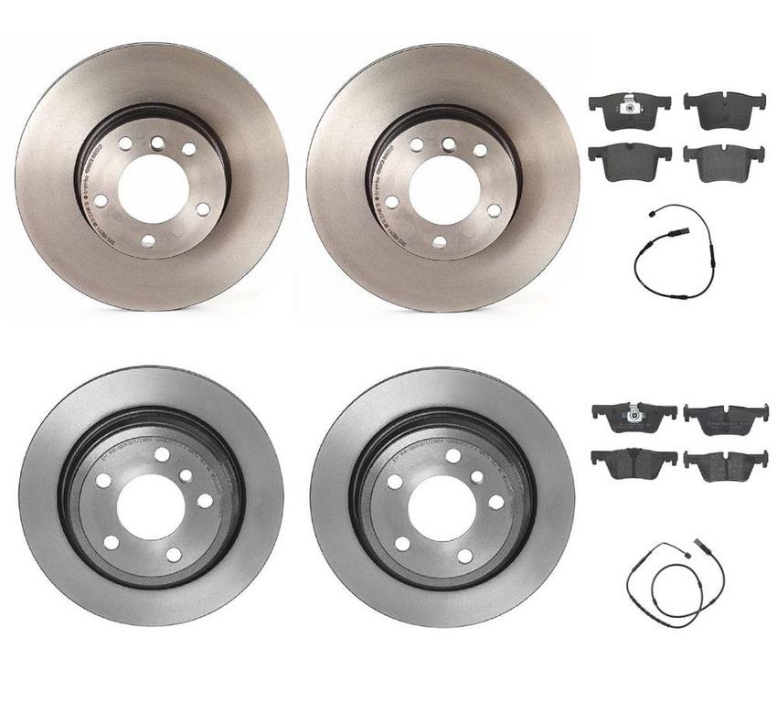 BMW Brembo Brake Kit – Pads &  Rotors Front and Rear (312mm/300mm) (Low-Met) 34356792292 – Brembo 1632216KIT