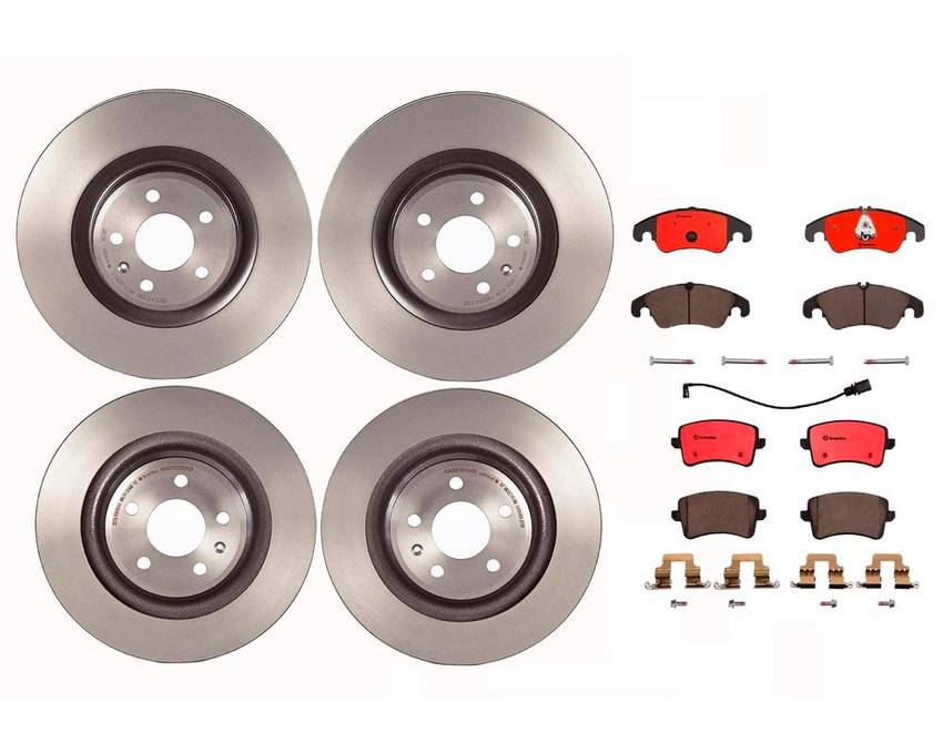 Brembo Brake Pads and Rotors Kit – Front and Rear (345mm/330mm) (Ceramic)