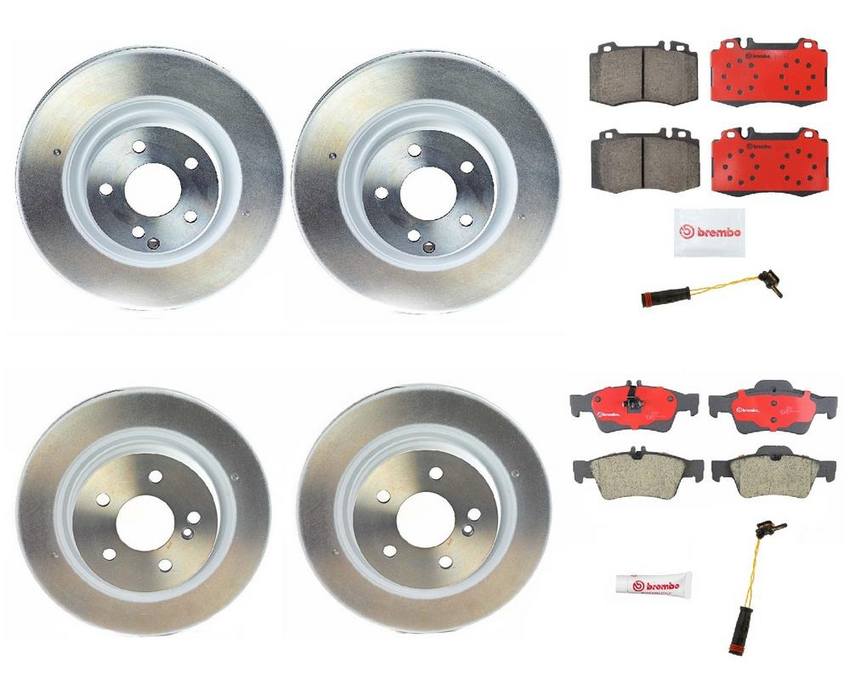 Brembo Brake Pads and Rotors Kit – Front and Rear (330mm/300mm) (Ceramic)