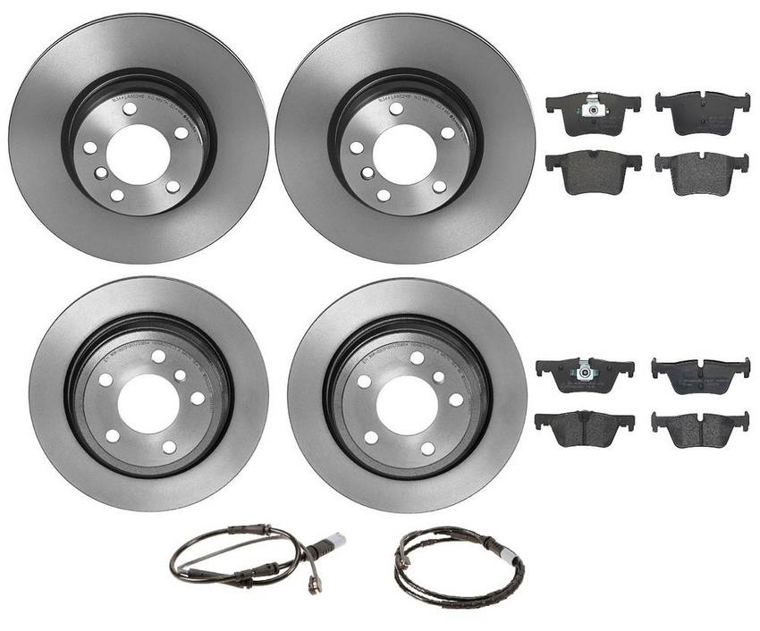 BMW Brembo Brake Kit – Pads &  Rotors Front and Rear (330mm/300mm) (Low-Met) 34356792292 – Brembo 1634924KIT