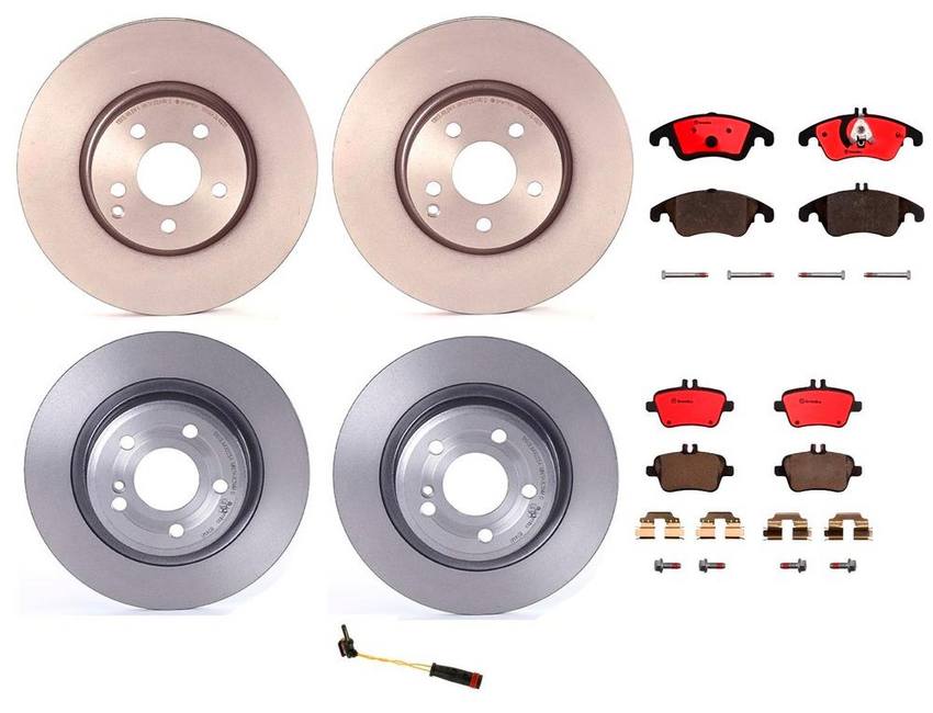 Brembo Brake Pads and Rotors Kit – Front and Rear (322mm/300mm) (Ceramic)