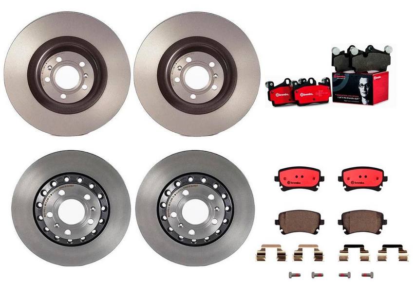 Brembo Brake Pads and Rotors Kit – Front and Rear (360mm/310mm) (Ceramic)