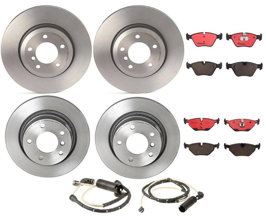 Brembo Brake Pads and Rotors Kit – Front and Rear (325mm/294mm) (Ceramic)