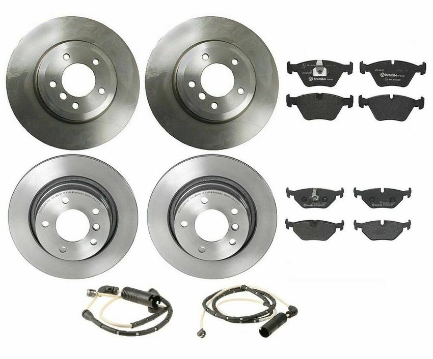 BMW Brembo Brake Kit – Pads &  Rotors Front and Rear (325mm/294mm) (Low-Met) 34357836795 – Brembo 1638403KIT