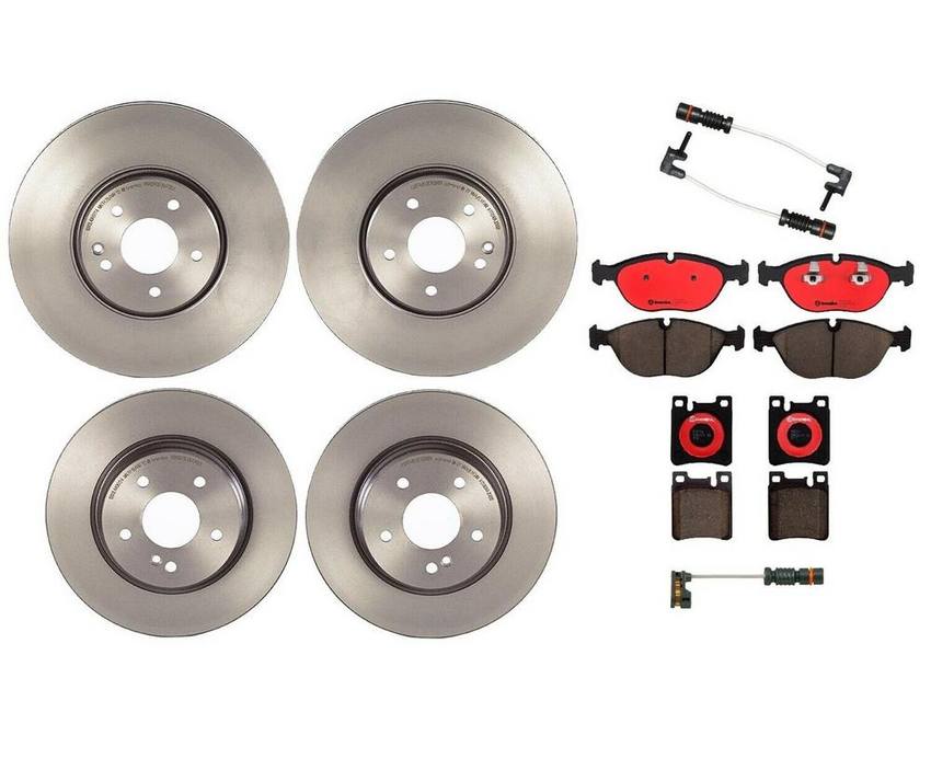 Brembo Brake Pads and Rotors Kit – Front and Rear (330mm/300mm) (Ceramic)