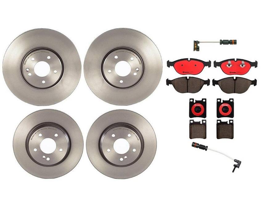 Brembo Brake Pads and Rotors Kit – Front and Rear (330mm/300mm) (Ceramic)