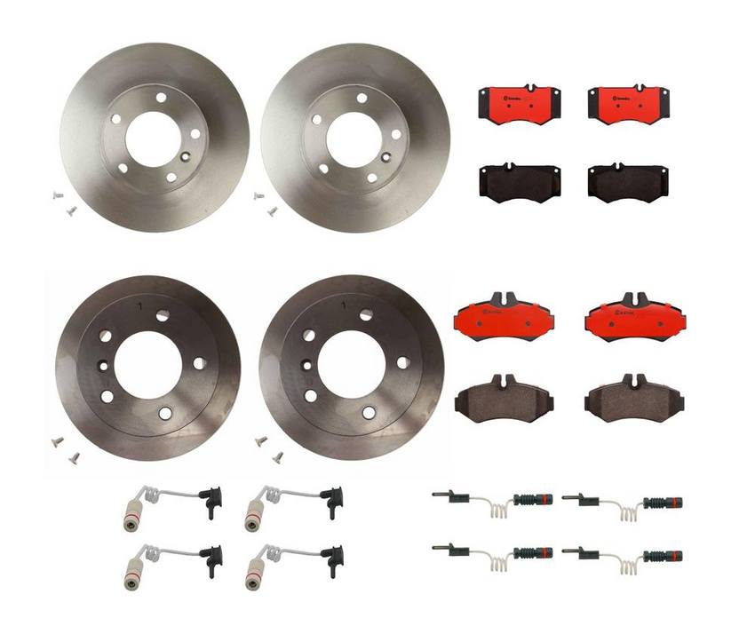 Brembo Brake Pads and Rotors Kit – Front and Rear (315mm/272mm) (Ceramic)