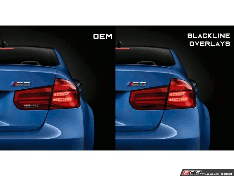 Blackline Taillight Overlay Kit - F30/F80 LCI