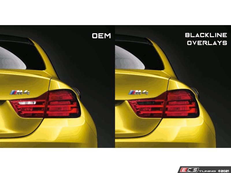 Blackline Taillight Overlay Kit - F32/F82 Pre-LCI