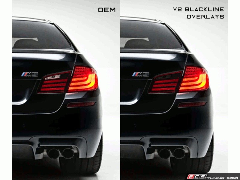 Blackline Taillight Overlay Kit - F10 Pre-LCI