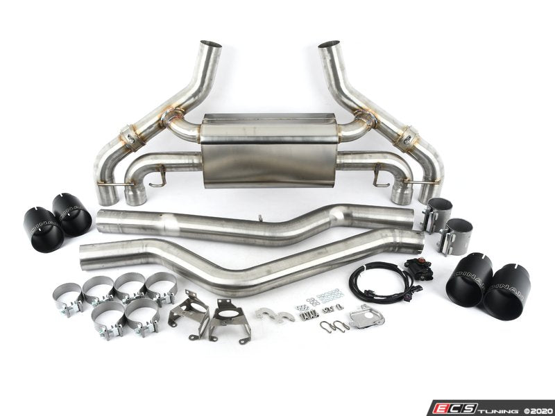 Dinan Free Flow Axle-Back Exhaust - Black Tips