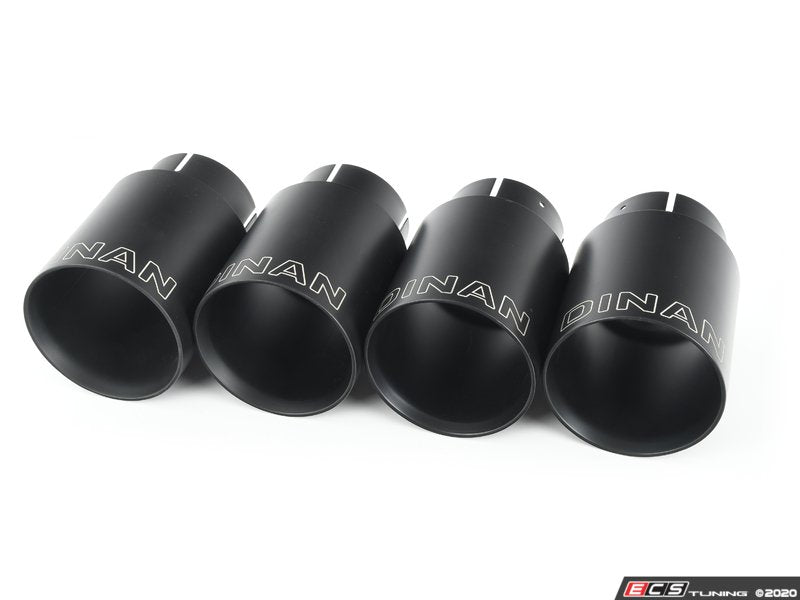 Dinan Free Flow Axle-Back Exhaust - Black Tips