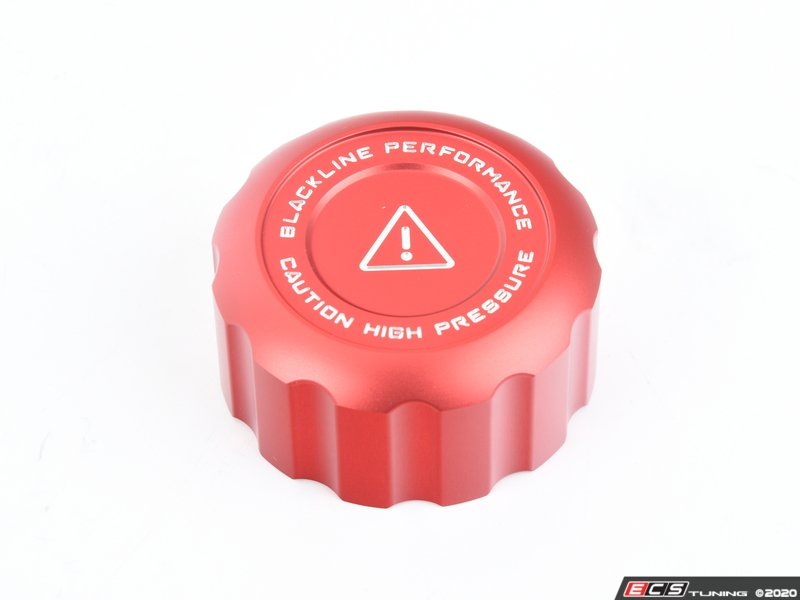 Blackline Performance Chargecooler Coolant Tank Cap Cover - Red