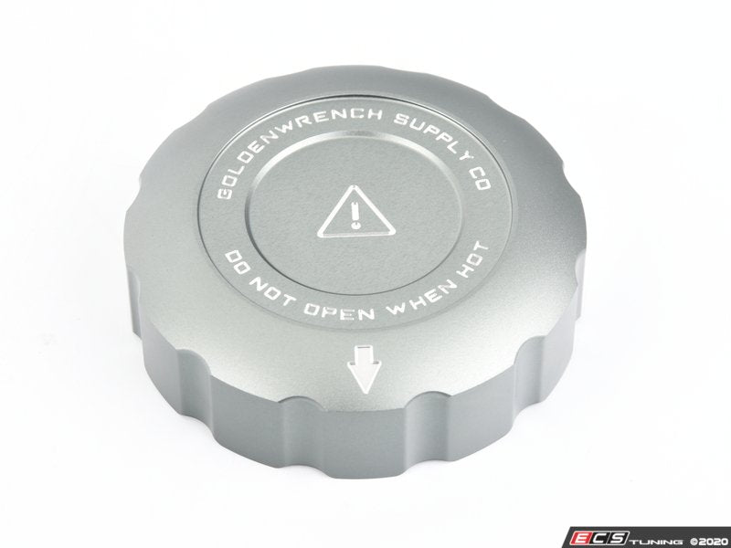 Blackline Performance Coolant Expansion Tank Cap Cover - Gray