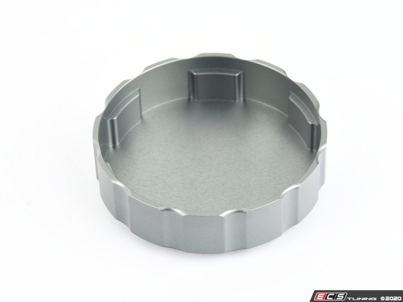 Blackline Performance Coolant Expansion Tank Cap Cover - Gray