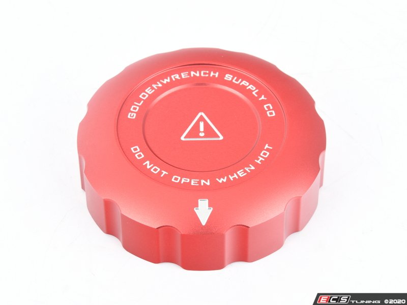 Blackline Performance Coolant Expansion Tank Cap Cover - Red