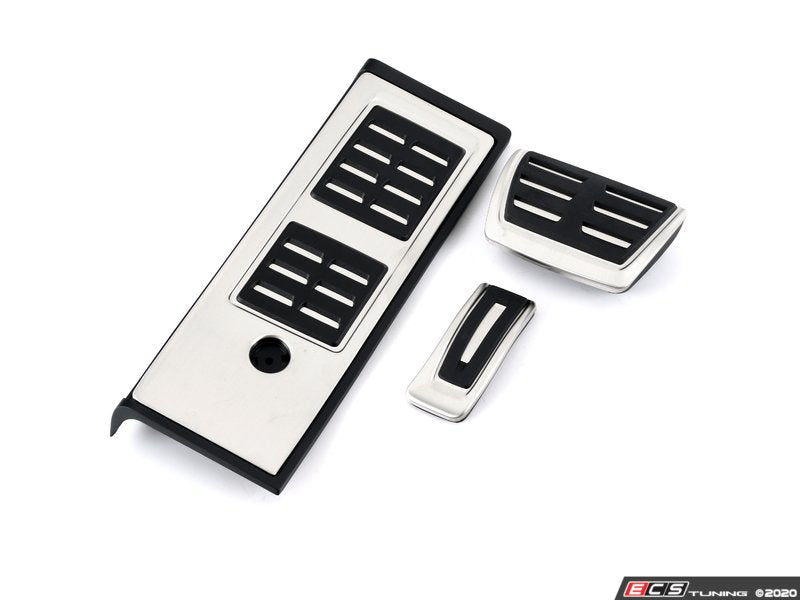 Brushed Aluminum Pedal Cap Set