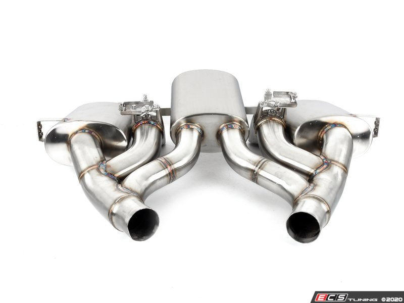 Maad Maxx Rear Exhaust Section 3 Can Valve - With Carbon Fiber Tips