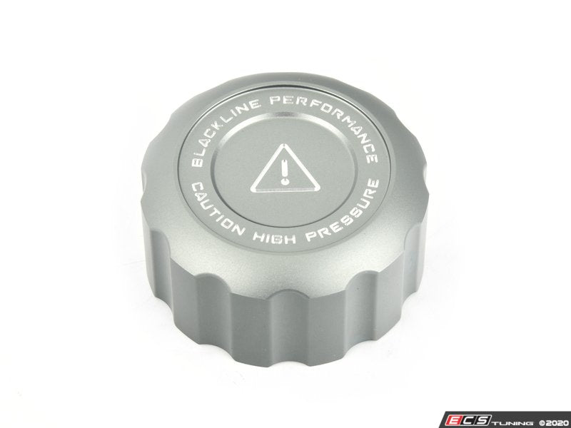 Blackline Performance Chargecooler Coolant Tank Cap Cover - Gray