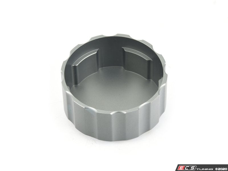 Blackline Performance Chargecooler Coolant Tank Cap Cover - Gray