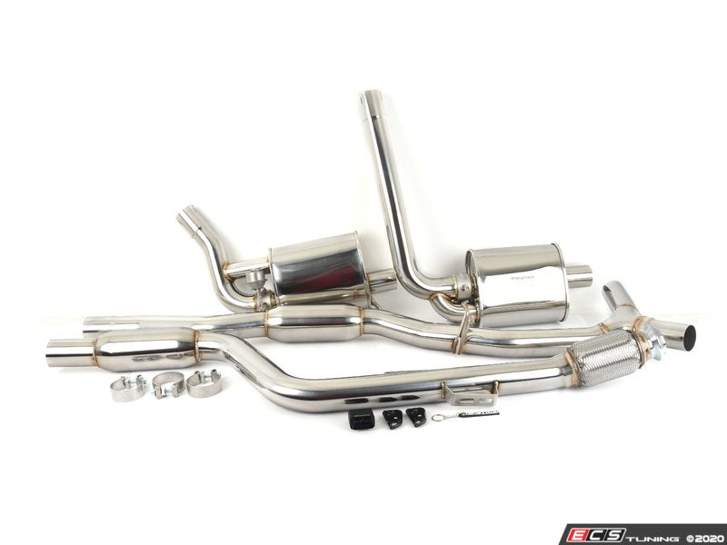 ARMYTRIX Valvetronic Cat-Back Exhaust System - Reuses Factory Tips