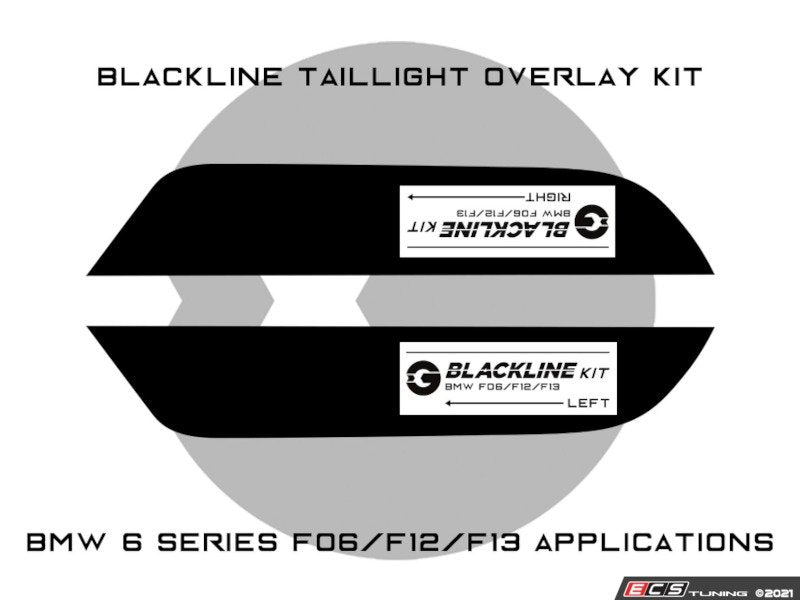 Blackline Taillight Overlay Kit - F06/F12/F13