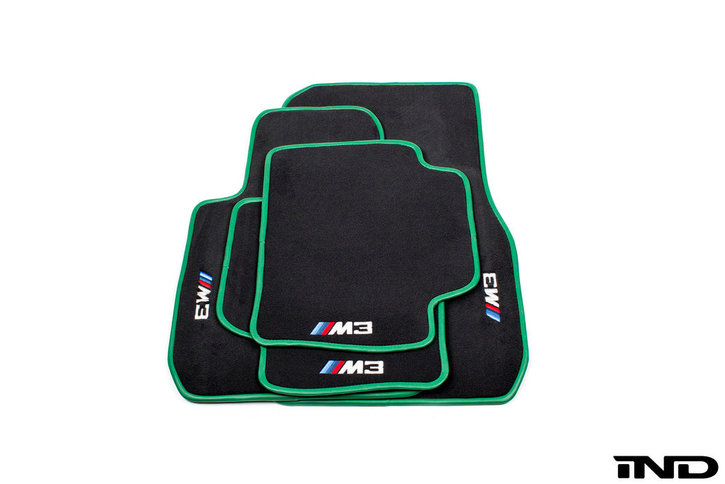 IND F8X M3 / M4 Custom Floor Mat Set