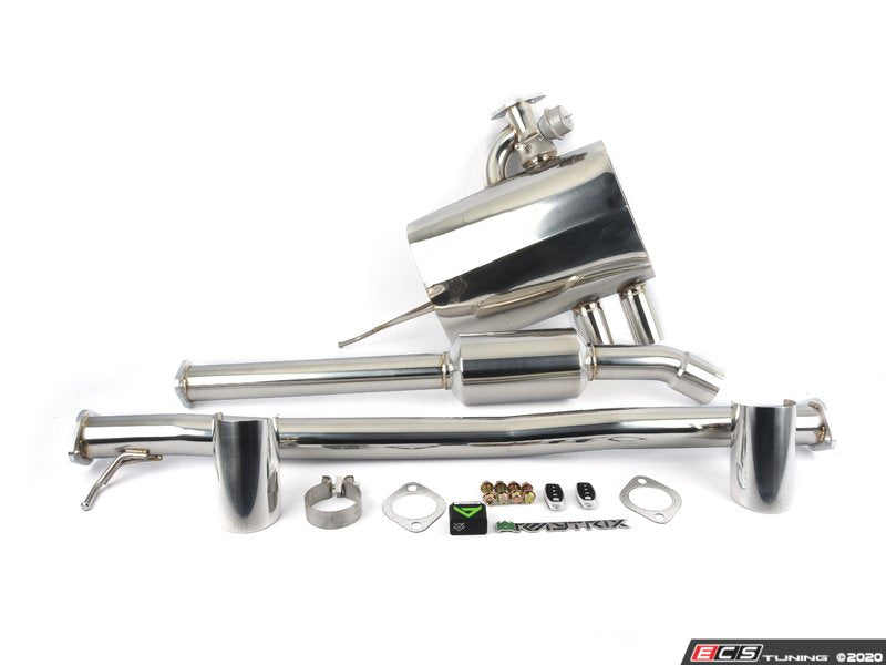 ARMYTRIX Stainless Steel Valvetronic Catback Exhaust System - Dual Chrome Silver Tips F56/F57