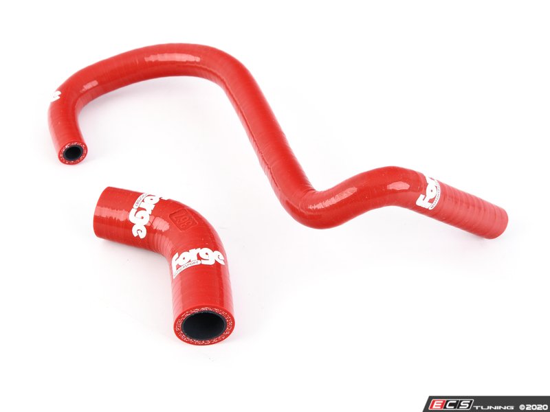 Forge Silicone Coolant Hose Set Red - Set Of 8