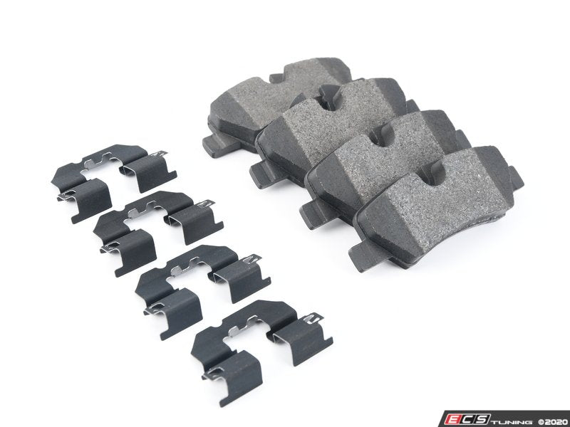 Posi-Quiet Semi-Metallic Brake Pads with Hardware - Rear 104.18000