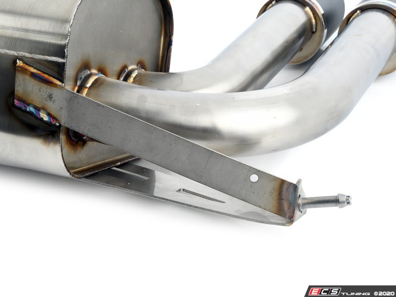 Stainless Axle-Back Exhaust - Black Tips