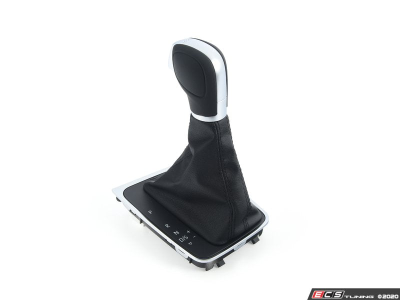 DSG Shift Knob - Leather - Black/Aluminum