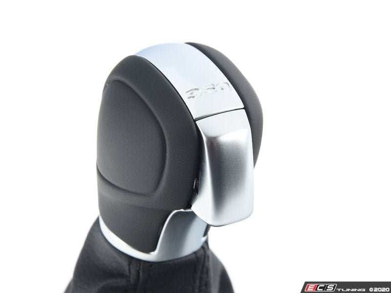 DSG Shift Knob - Leather - Black/Aluminum