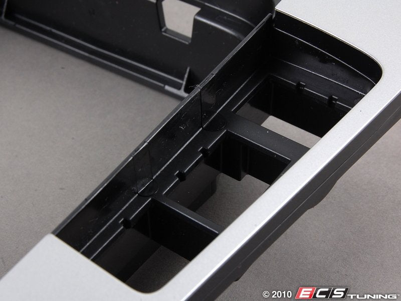 Console Trim Panel - Matte Chrome