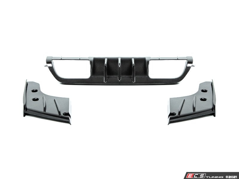 Evaero Rear Carbon Fiber Diffuser With Winglets - F8X M3 M4