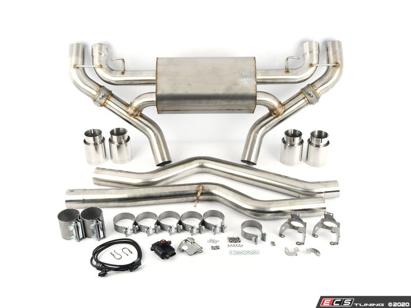 Dinan Free Flow Axle-Back Exhaust - Polished Tips