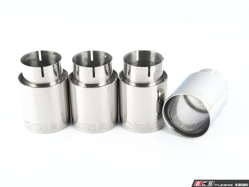 Dinan Free Flow Axle-Back Exhaust - Polished Tips