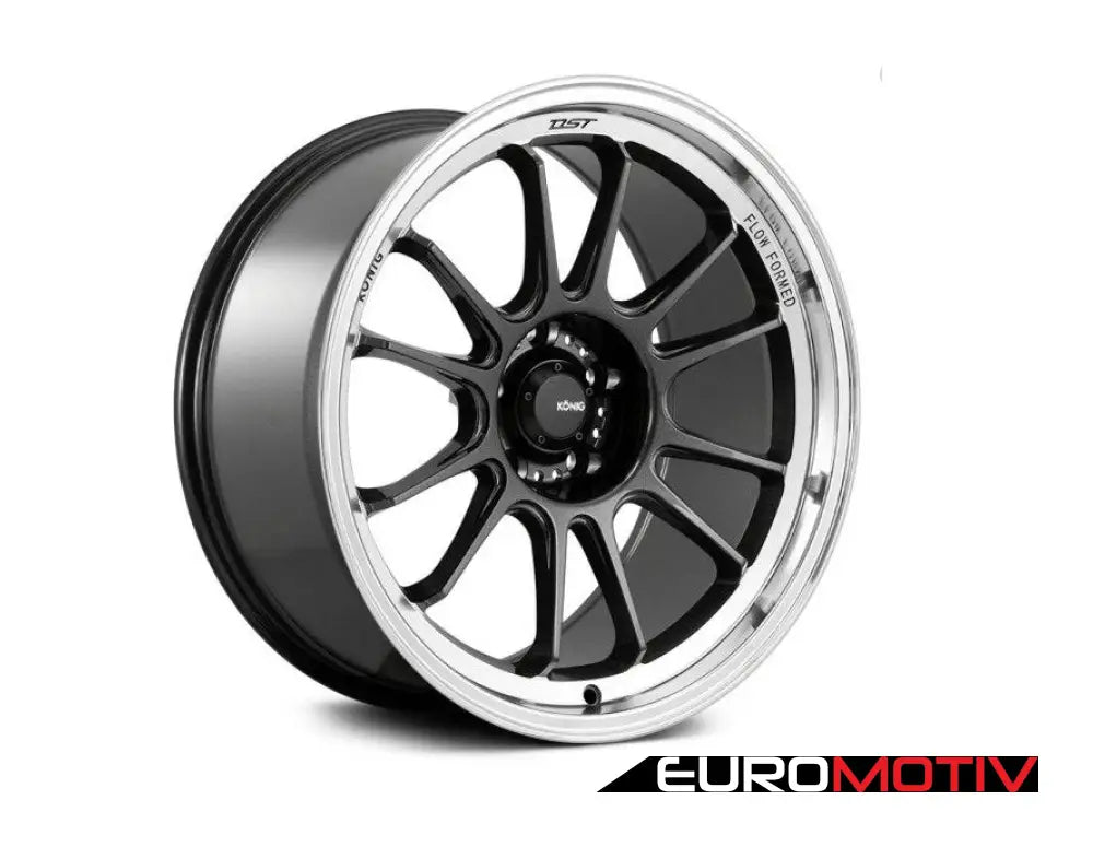 17’ Hypergram Flow Formed Wheel Set - Metallic Carbon W/ Machined Lip