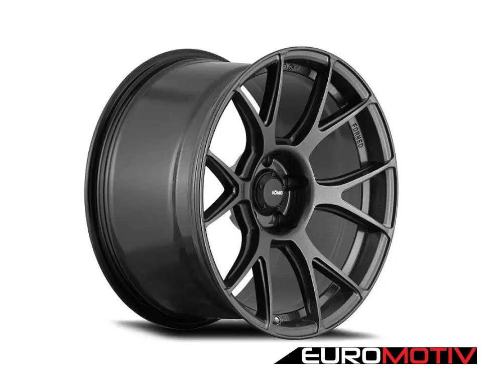 17’ Konig Ampliform Flow Formed Wheel Set - Dark Metallic Graphite