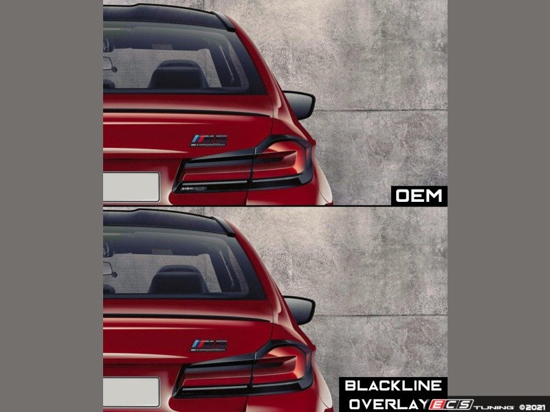 Blackline Taillight Overlay Kit - F90/G30 LCI