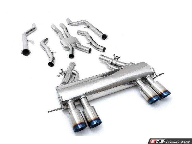 Armytrix Valvetronic Cat-Back Exhaust System - Quad Blue Coated Tips - G80/G82 M3/M4