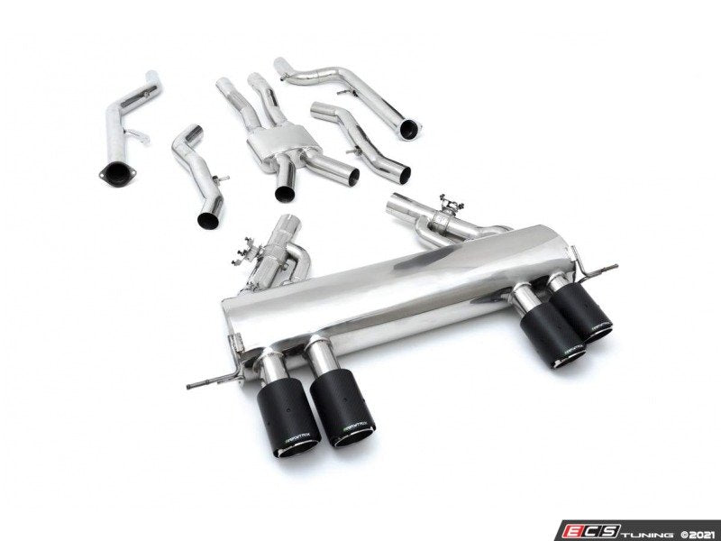 Armytrix Valvetronic Cat-Back Exhaust System - Quad Carbon Tips - G80/G82 M3/M4