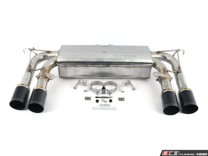 Dinan Free Flow Axle-Back Exhaust - Black Tips