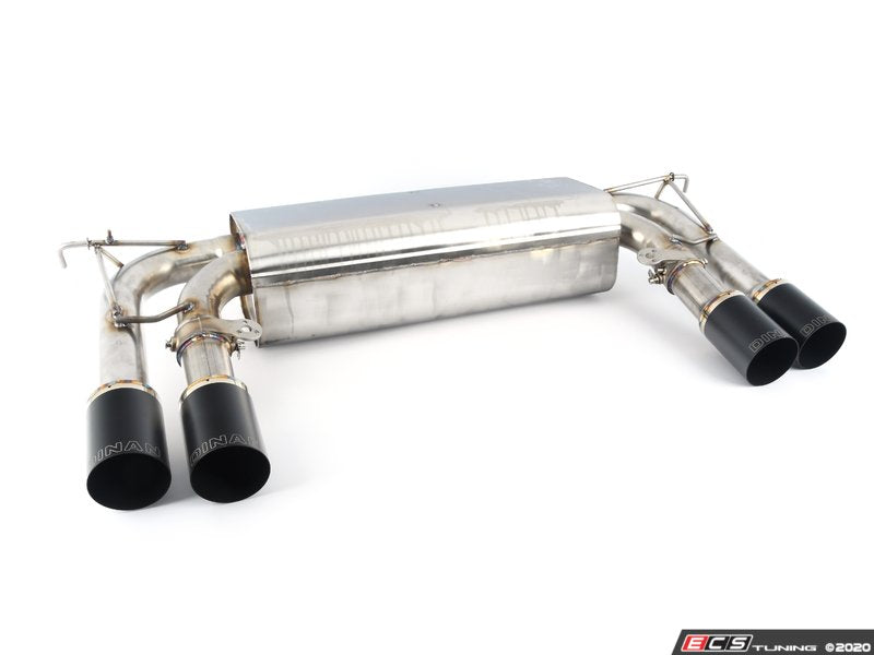 Dinan Free Flow Axle-Back Exhaust - Black Tips