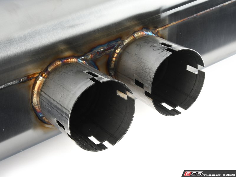 Dinan Free Flow Axle-Back Exhaust - Black Tips